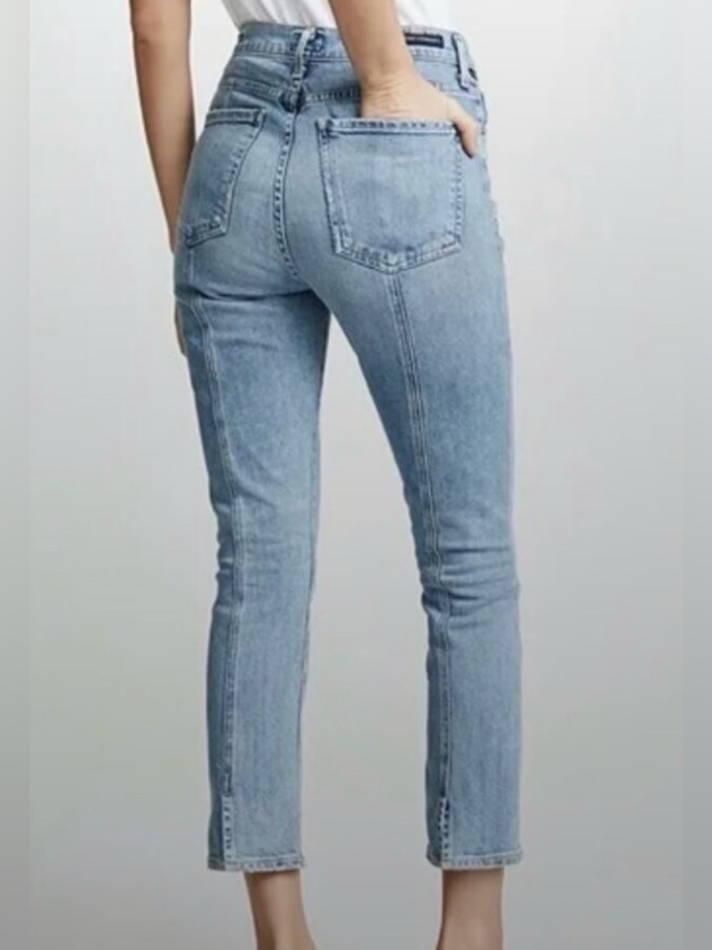 Citizens Of Humanity Olivia Seam Light Blue Slim Jeans Size 27